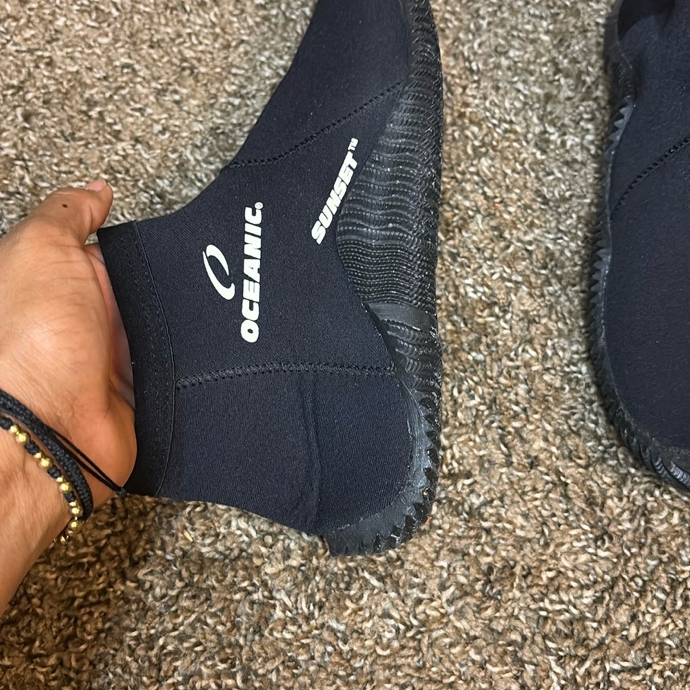 Oceanic Sunset Black Dive Boots